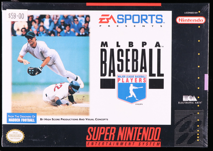 MLBPA Baseball SNES 9.6 A+ - NEBRASKA COLLECTION